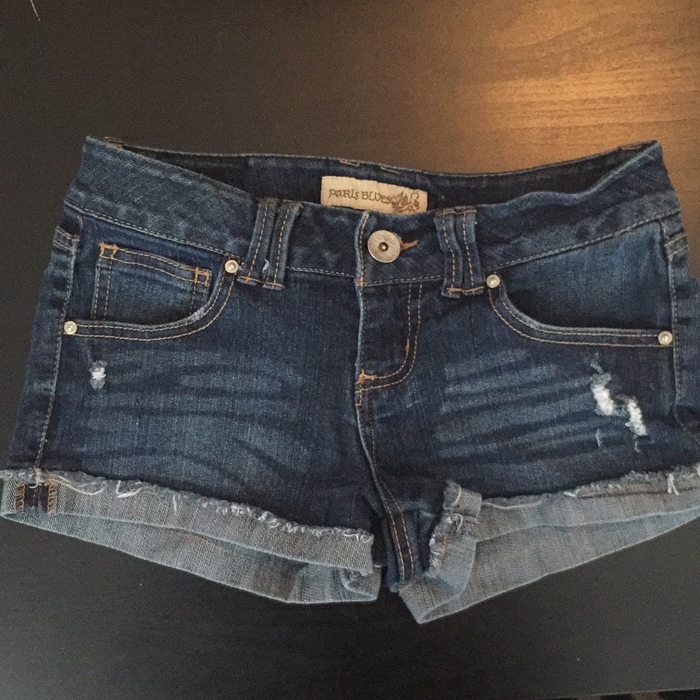 Denim shorts